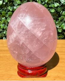 Rose Quartz Crystal Egg